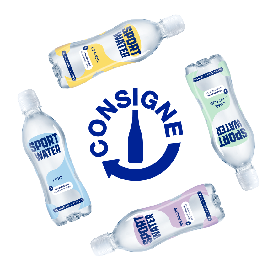 Consigne sur les bouteilles sportwater